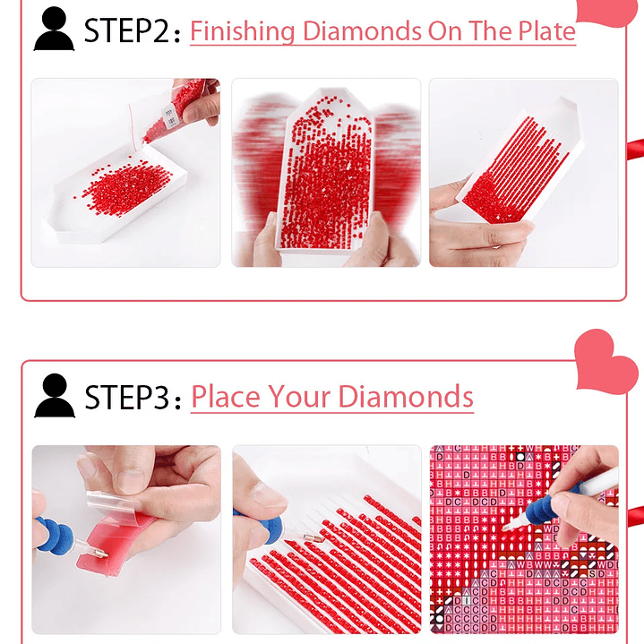 Kit de Pintura Diamante HUACAN | Personalizable con Foto, Bordado 3D Redondo 24