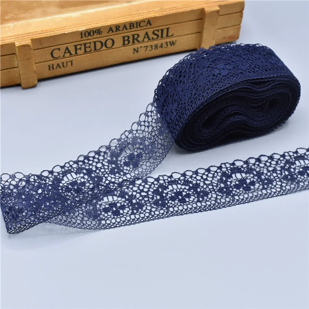 Cinta de Encaje WyFeay 40mm | 10 Yardas para Costura, Bordado y Decoración DIY 5