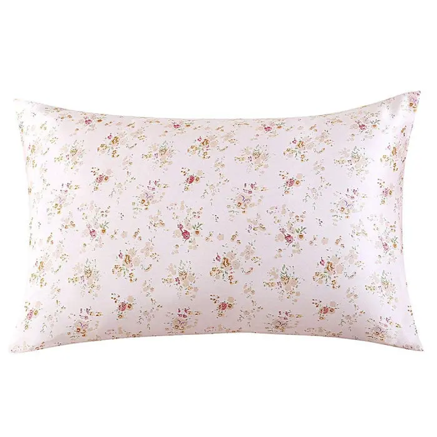 Funda de Almohada de Seda Natural | Diseño Floral con Cremallera 12