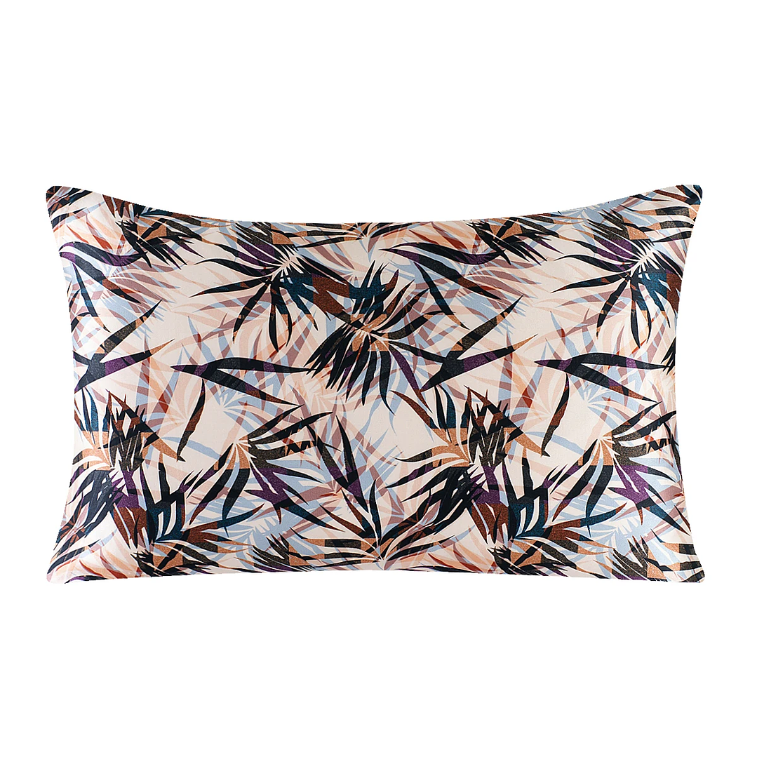 Funda de Almohada de Seda Natural | Diseño Floral con Cremallera 25