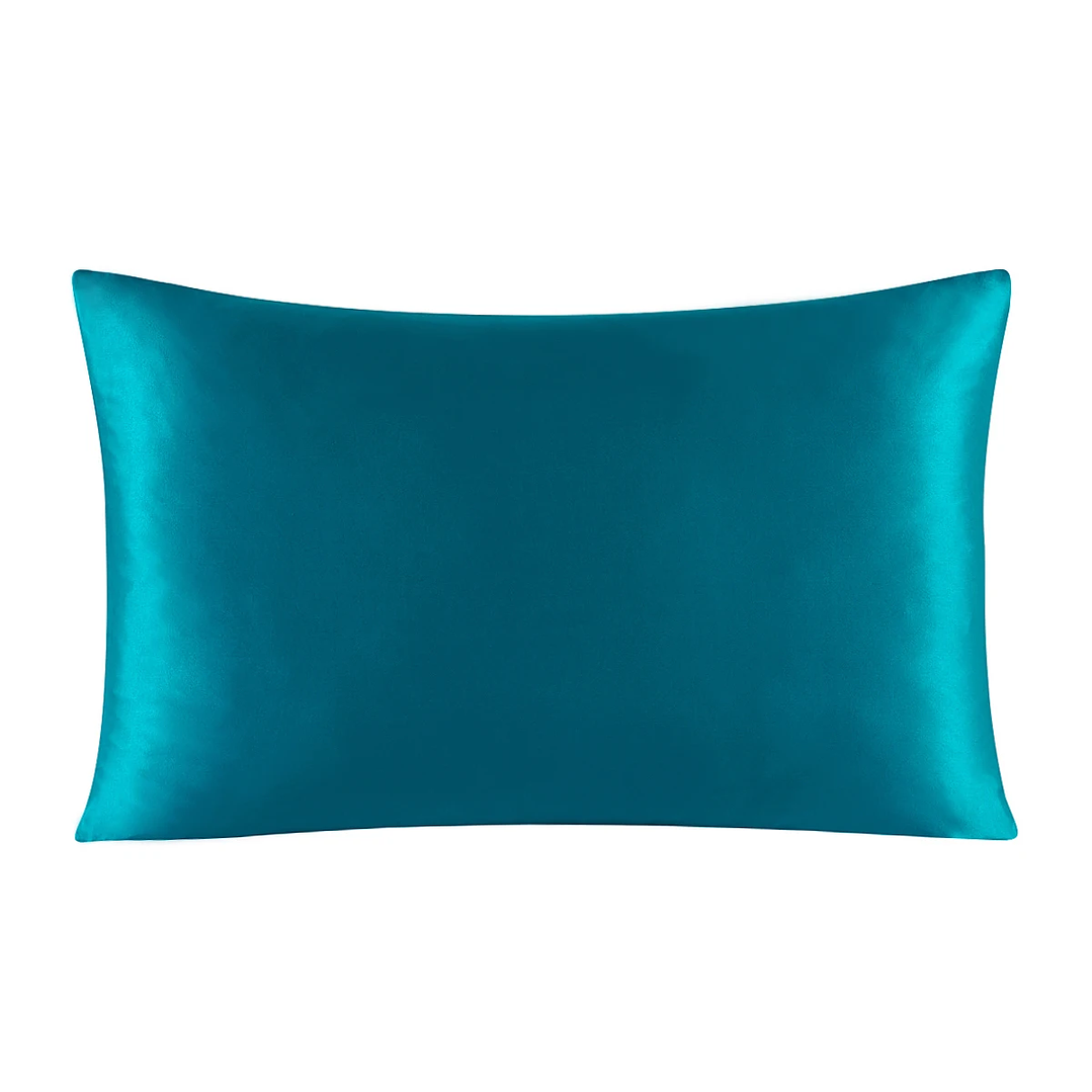 Funda de Almohada Seda de Morera | 100% Natural con Cremallera, Multicolor Queen/King 9