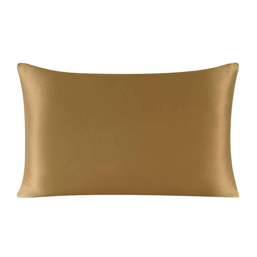 Funda de Almohada Seda de Morera | 100% Natural con Cremallera, Multicolor Queen/King 17