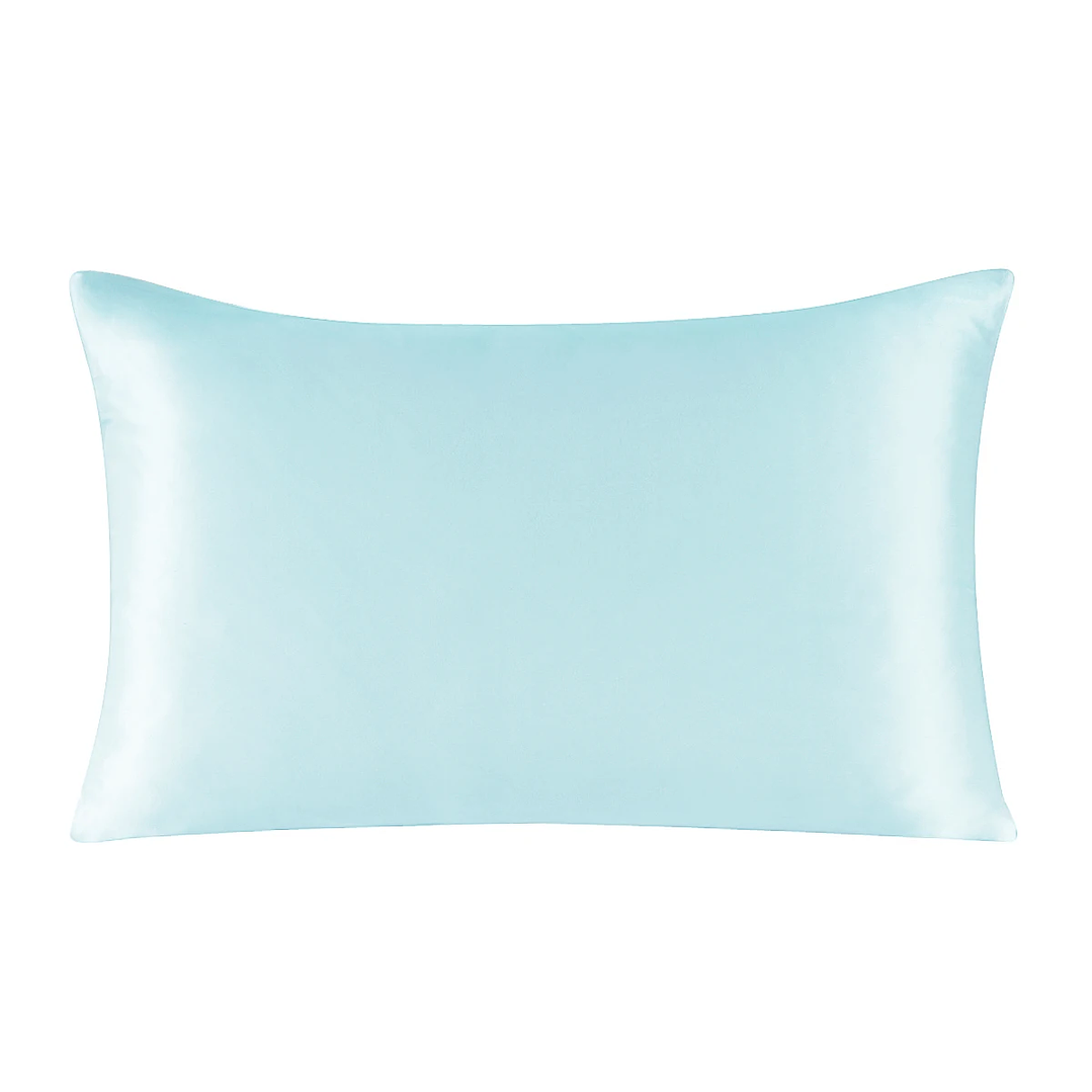 Funda de Almohada Seda de Morera | 100% Natural con Cremallera, Multicolor Queen/King 20