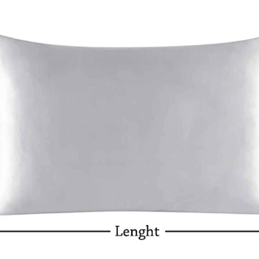 Funda de Almohada Seda de Morera | 100% Natural con Cremallera, Multicolor Queen/King 33