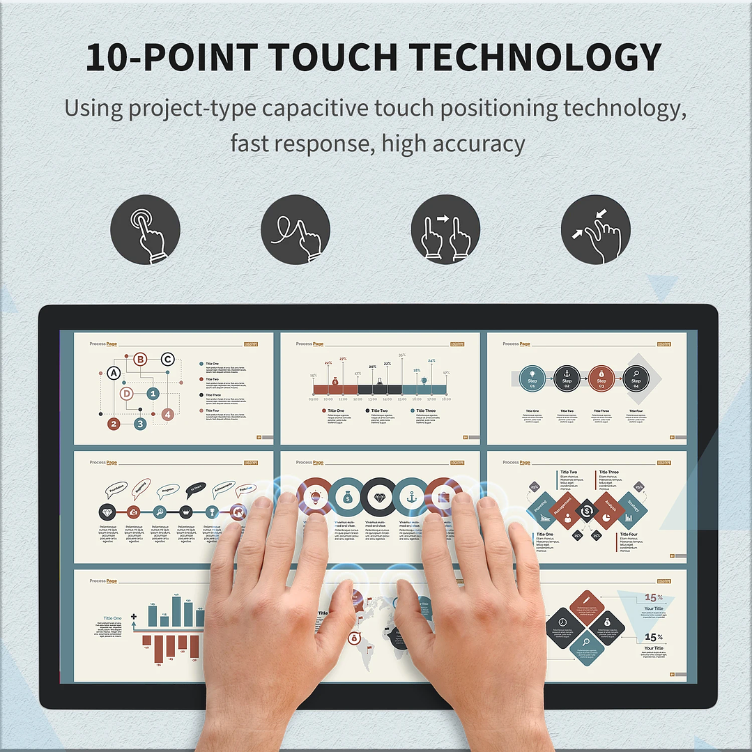 Monitor Táctil TouchWo 21.5–27