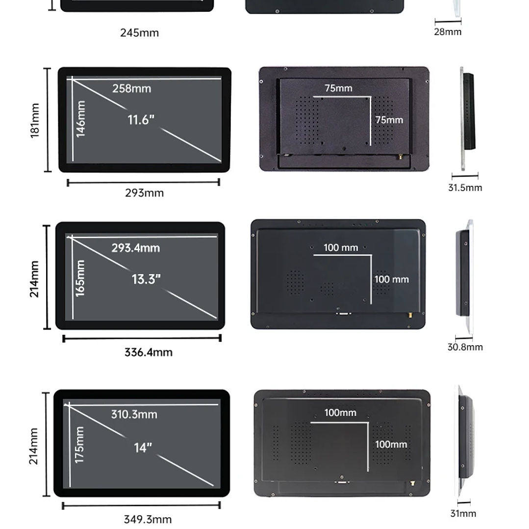 Monitor Táctil TouchWo 21.5–27