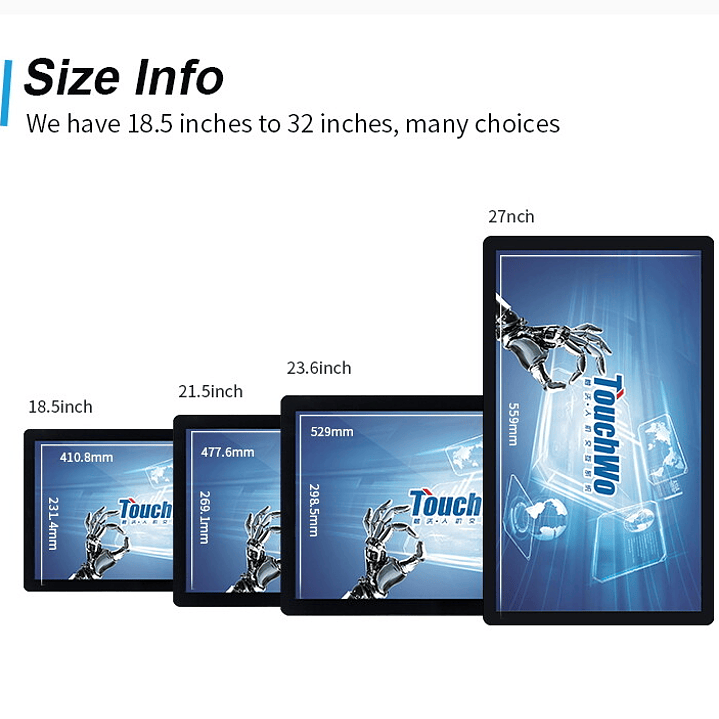 Monitor Táctil TouchWo 21.5–27