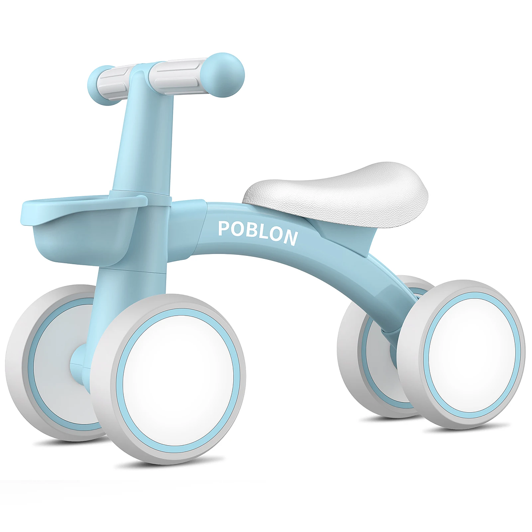 Bicicleta de Equilibrio para Bebé 4 Ruedas | Sin Pedales, 12–24 Meses, Exterior 9