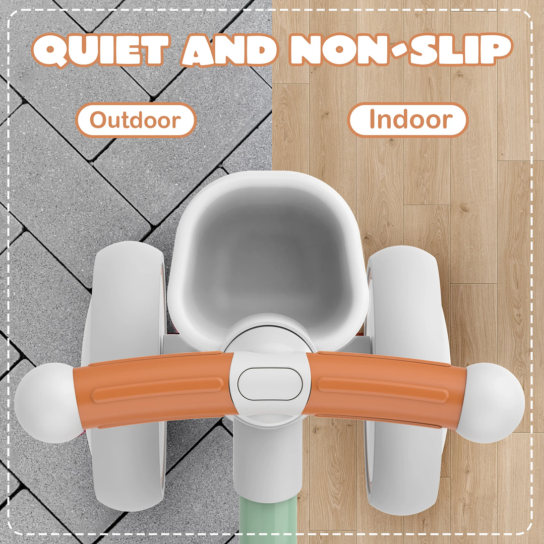 Bicicleta de Equilibrio para Bebé 4 Ruedas | Sin Pedales, 12–24 Meses, Exterior 15