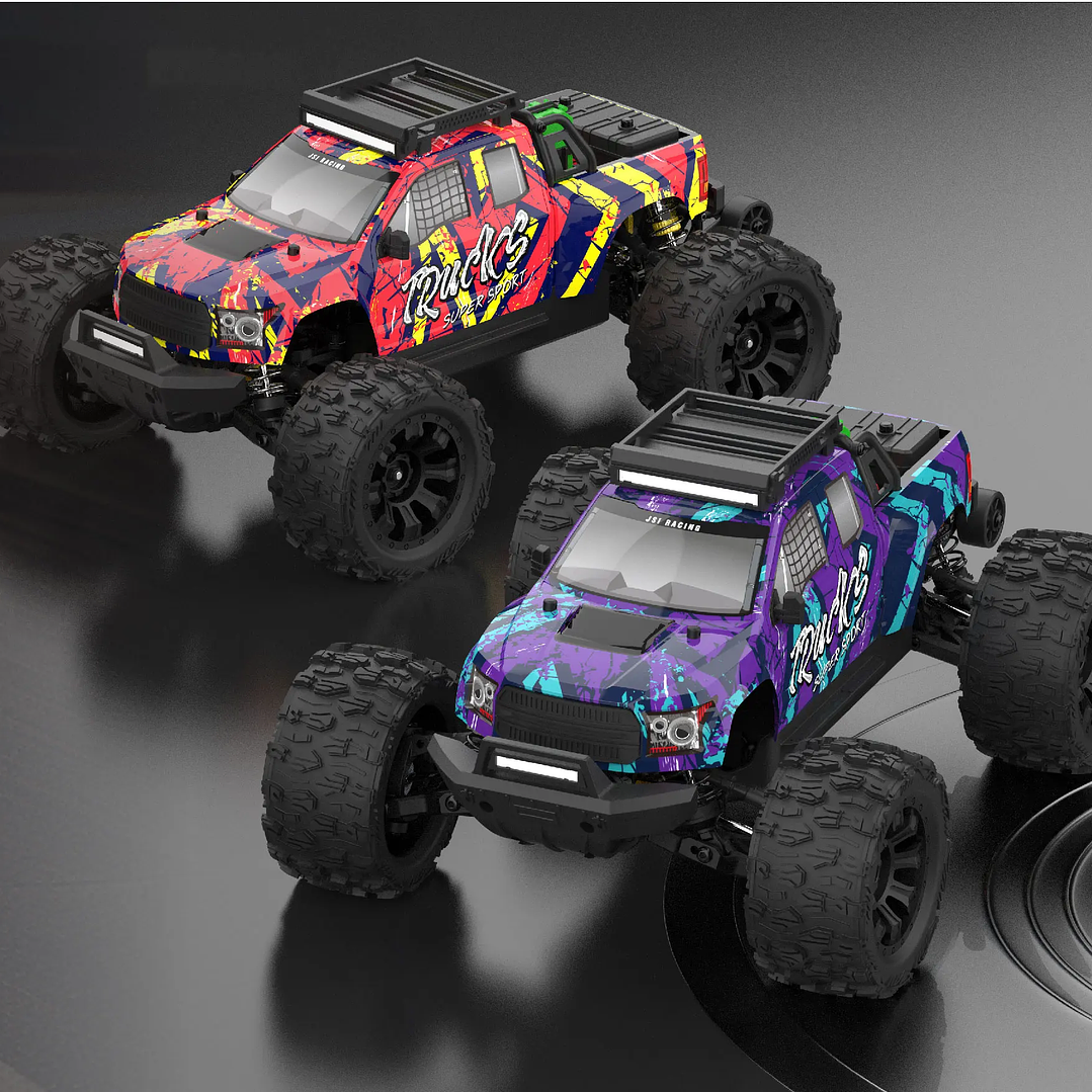 Coche RC JIUSI PT14R MT14R 1/14 | 4WD Sin Escobillas 80 km/h Todoterreno 17