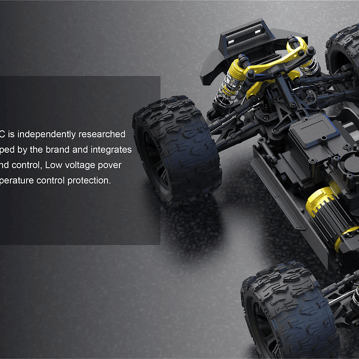 Coche RC JIUSI PT14R MT14R 1/14 | 4WD Sin Escobillas 80 km/h Todoterreno 19