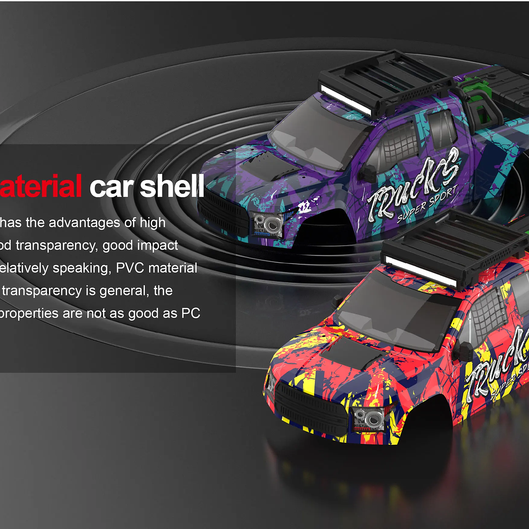 Coche RC JIUSI PT14R MT14R 1/14 | 4WD Sin Escobillas 80 km/h Todoterreno 22