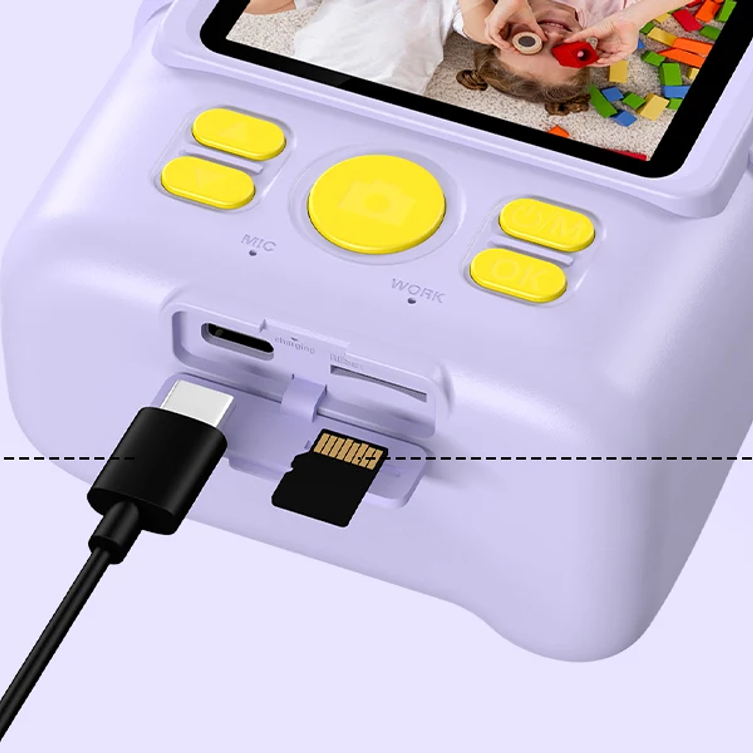 Cámara Digital Infantil 1080P con Impresión | 32GB, Regalo para Niños 3–12 Años 22