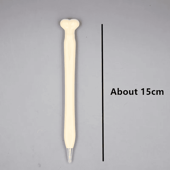 Bolígrafos en Forma de Hueso Jonvon Satone | Pack 50 Piezas Azul para Oficina y Escuela 4