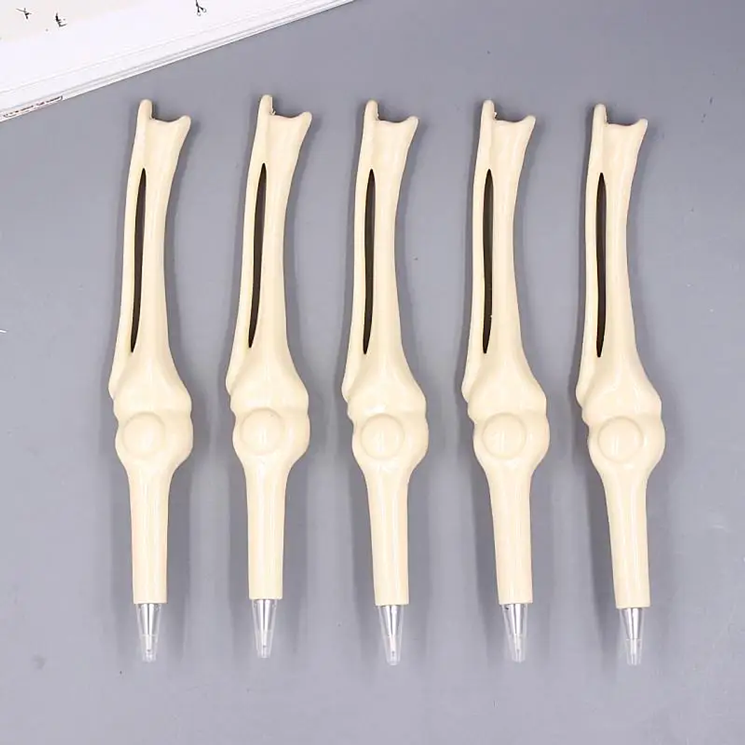 Bolígrafos en Forma de Hueso Jonvon Satone | Pack 50 Piezas Azul para Oficina y Escuela 7