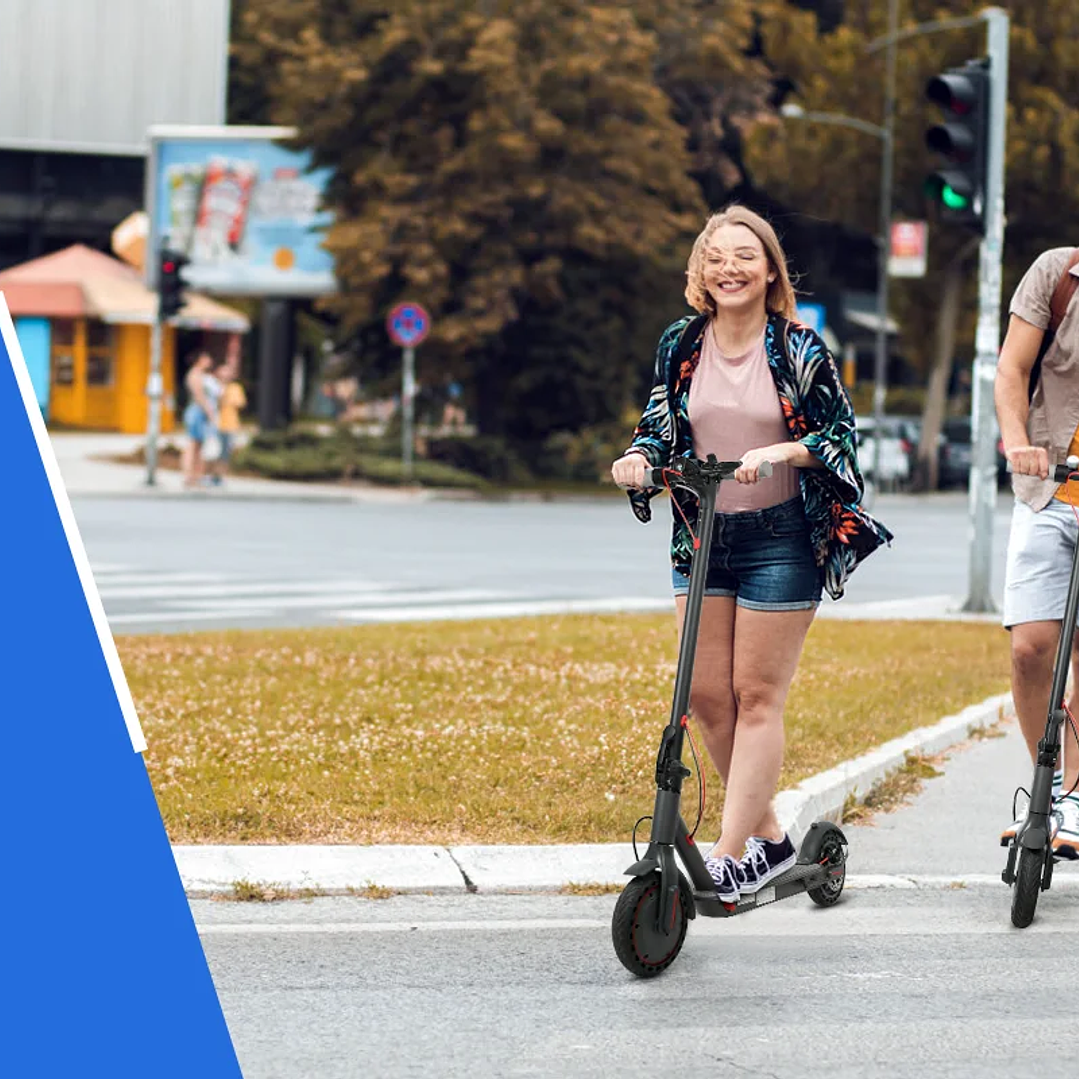 Scooter Eléctrico ATSANT M365 X1 | 36V 500W Plegable con App, 35KM de Autonomía 13