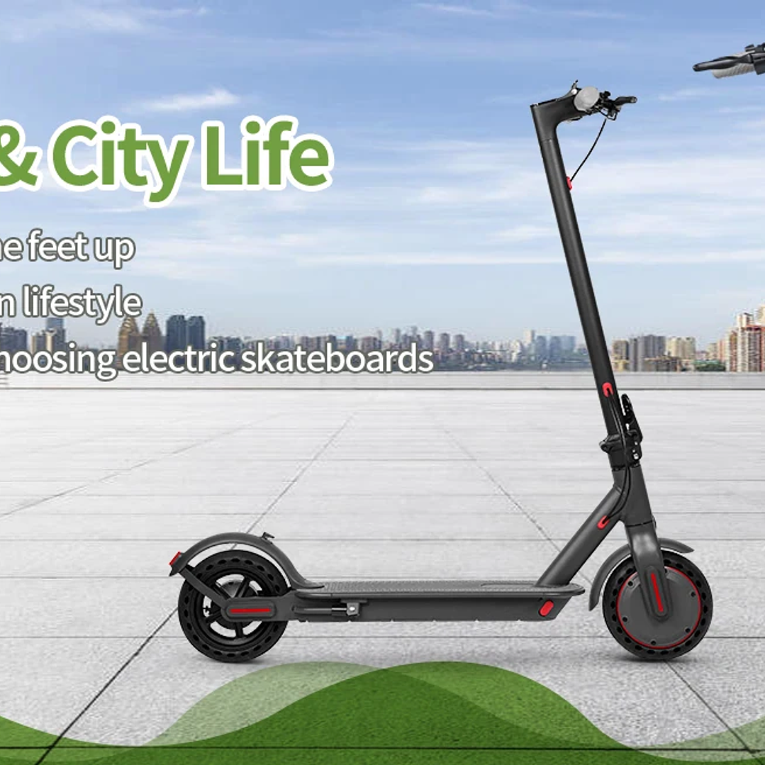 Scooter Eléctrico ATSANT M365 X1 | 36V 500W Plegable con App, 35KM de Autonomía 21