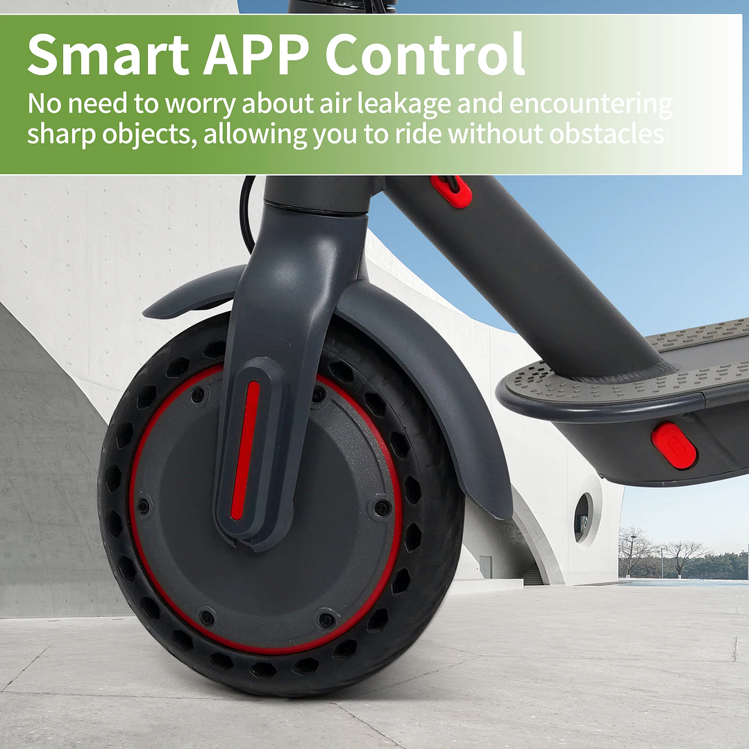 Scooter Eléctrico ATSANT M365 X1 | 36V 500W Plegable con App, 35KM de Autonomía 29