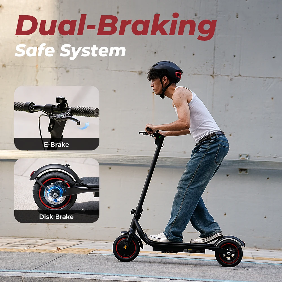 Patinete Eléctrico SwiftWind W5 | 350W, 36V, 30 km/h con App y Freno Doble 6