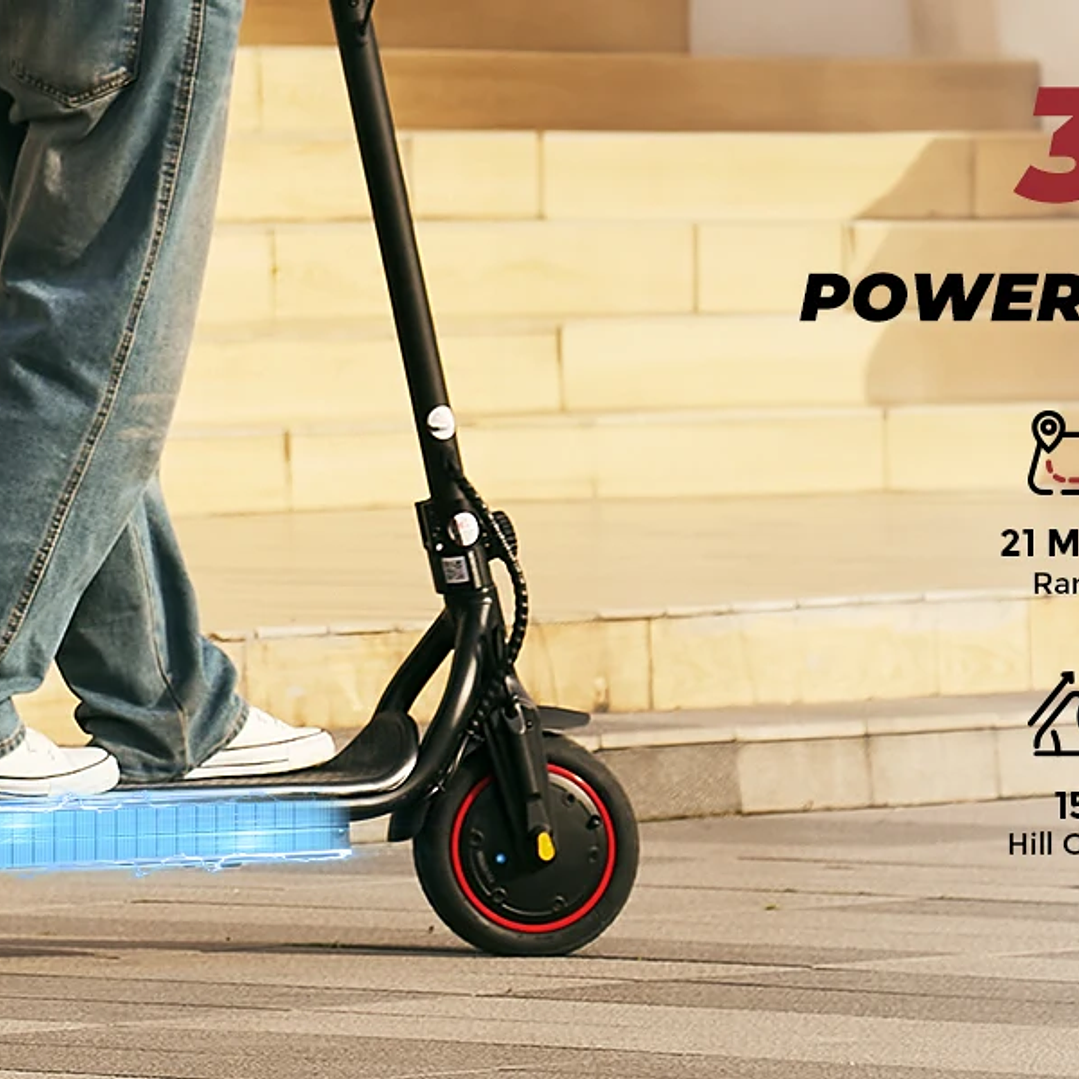 Patinete Eléctrico SwiftWind W5 | 350W, 36V, 30 km/h con App y Freno Doble 8