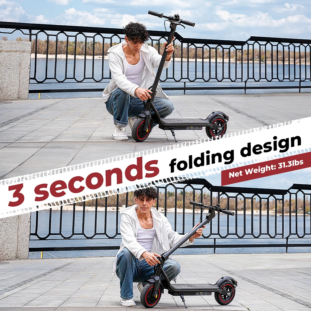 Patinete Eléctrico SwiftWind W5 | 350W, 36V, 30 km/h con App y Freno Doble 9