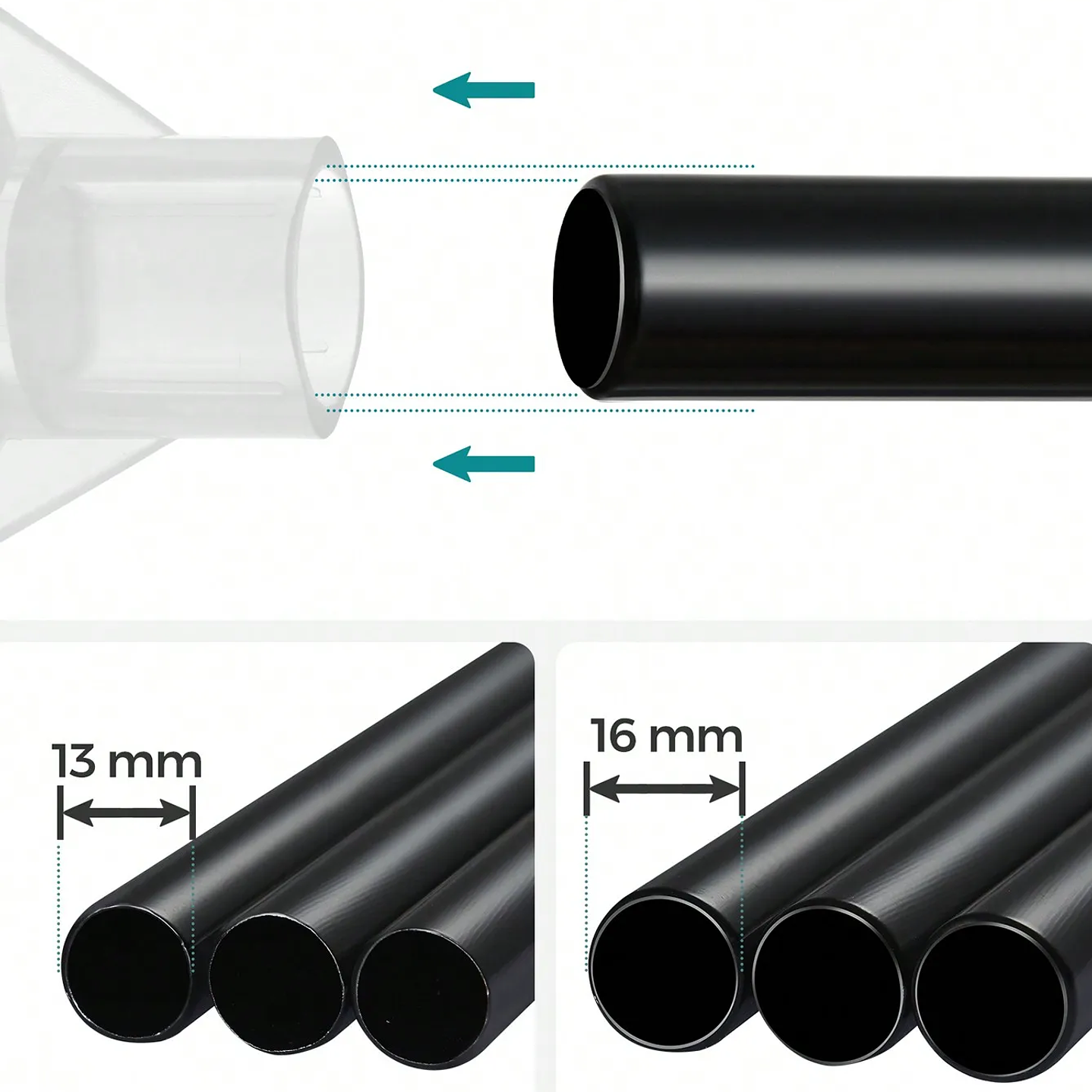 Armario Portátil SONGMICS 130x45x167 cm | 3 Barras, Estantes, Bolsillos, Gran Capacidad 4