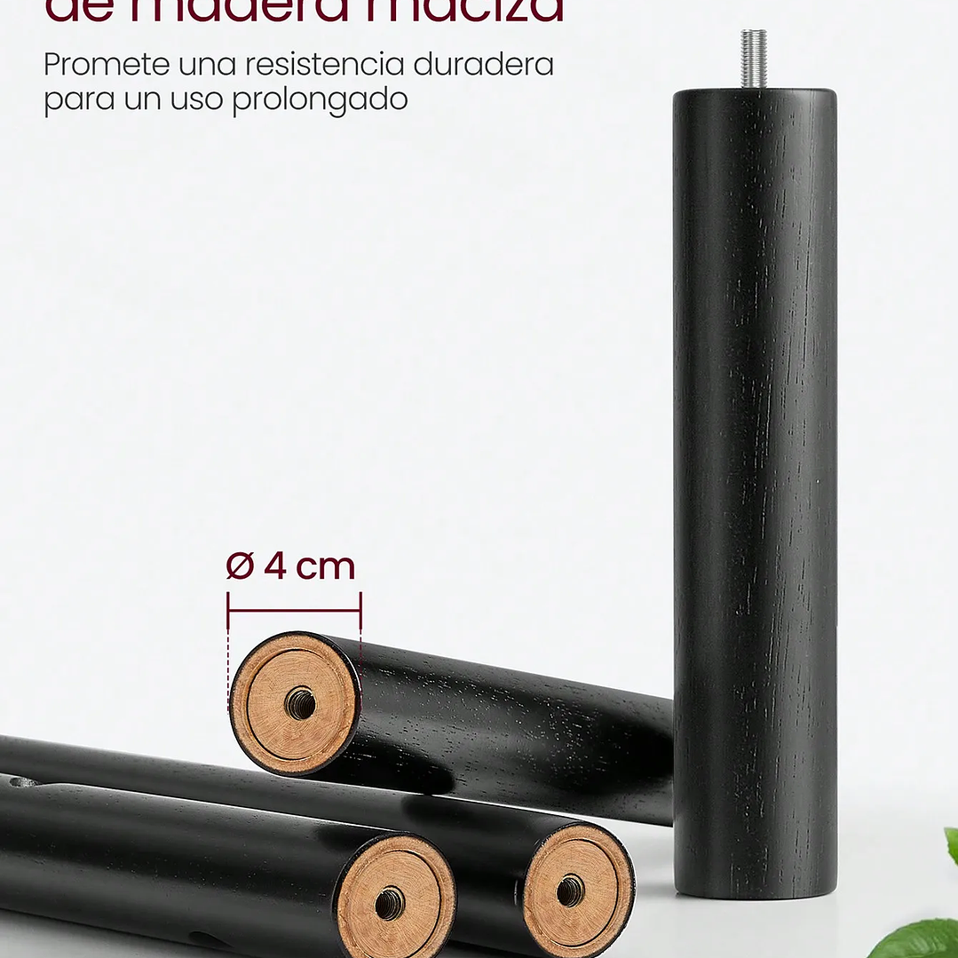 Perchero VASAGLE de Madera Maciza | 8 Ganchos, Rosa Jalea, Ajustable y Estable 3