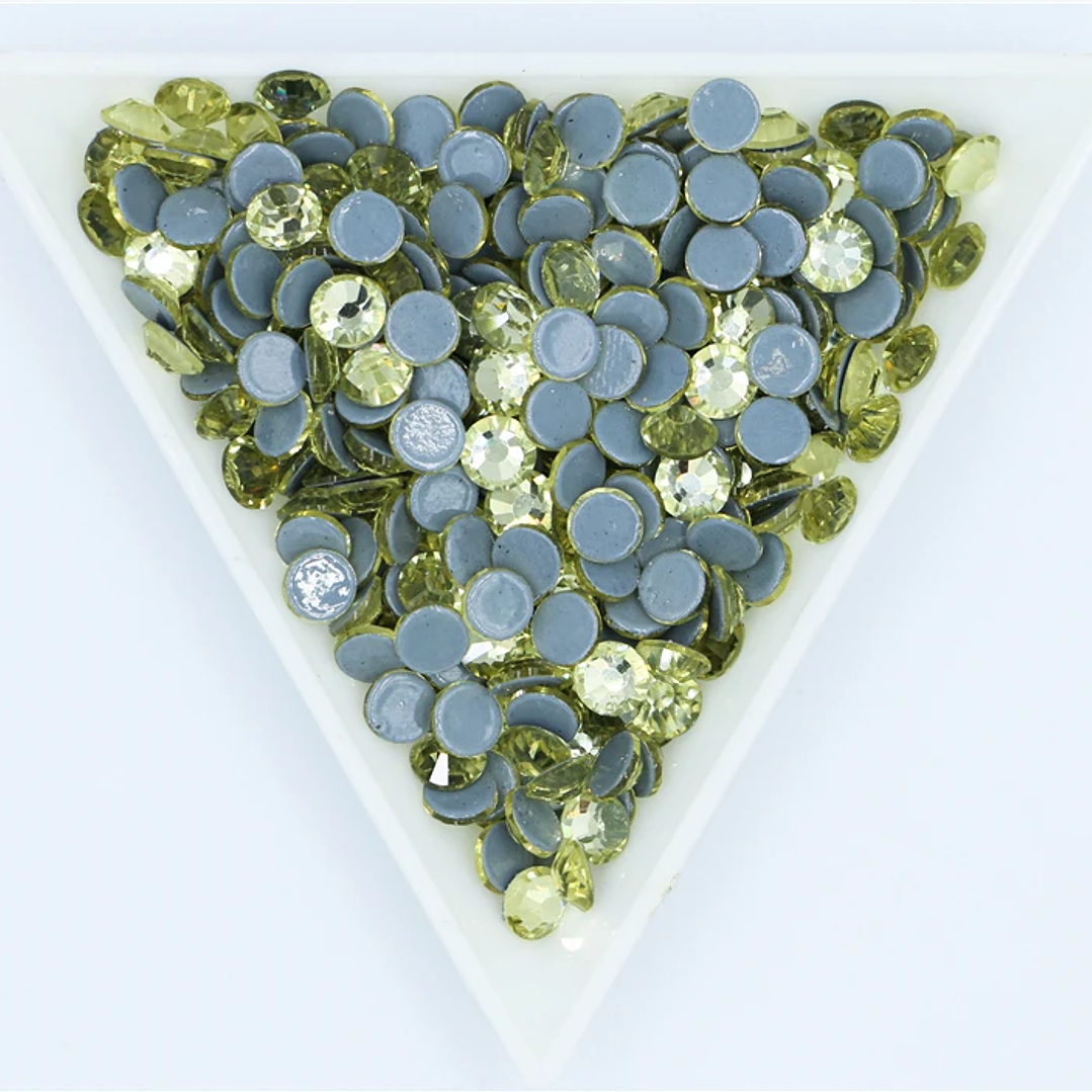 Cristales Hotfix AB ZhanwSP | 40 Colores, Todos los Tamaños, para Tela y Uñas 15