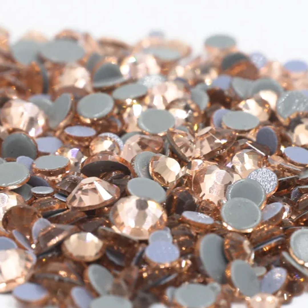 Cristales Hotfix AB ZhanwSP | 40 Colores, Todos los Tamaños, para Tela y Uñas 26