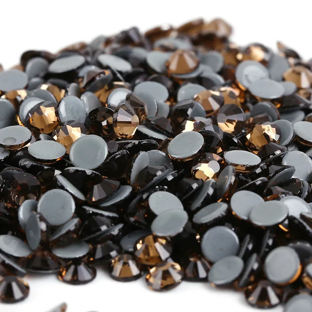 Cristales Hotfix AB ZhanwSP | 40 Colores, Todos los Tamaños, para Tela y Uñas 29