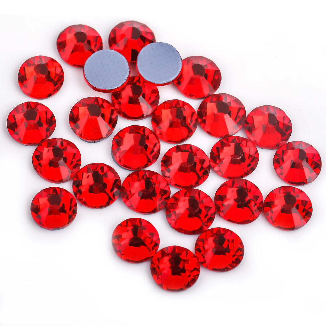 Cristales Hotfix AB ZhanwSP | 40 Colores, Todos los Tamaños, para Tela y Uñas 38