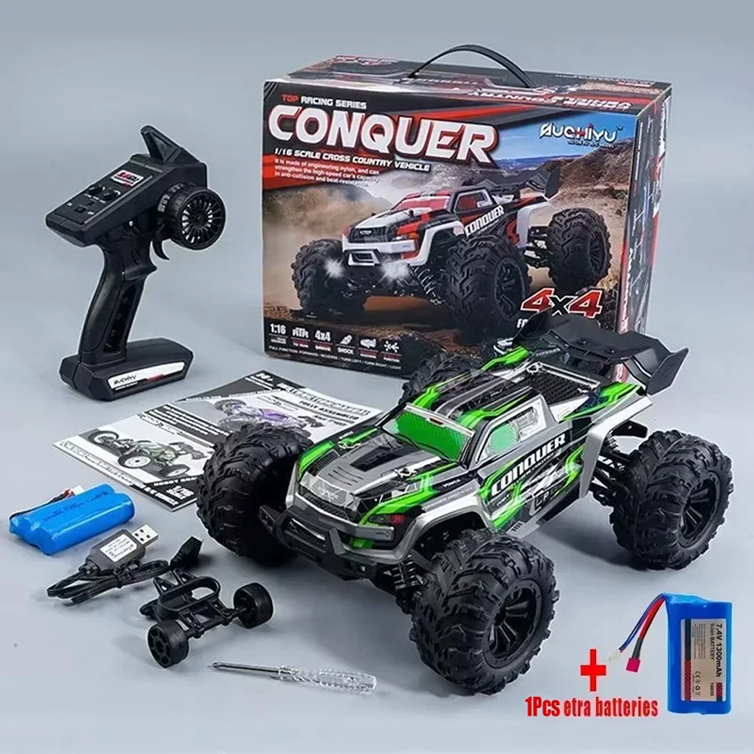 Coche RC WLtoys 1:16 4WD | 50 km/h, Todoterreno, Alta Velocidad, Control 2.4G 8