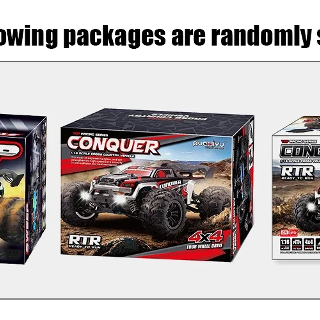 Coche RC WLtoys 1:16 4WD | 50 km/h, Todoterreno, Alta Velocidad, Control 2.4G 10