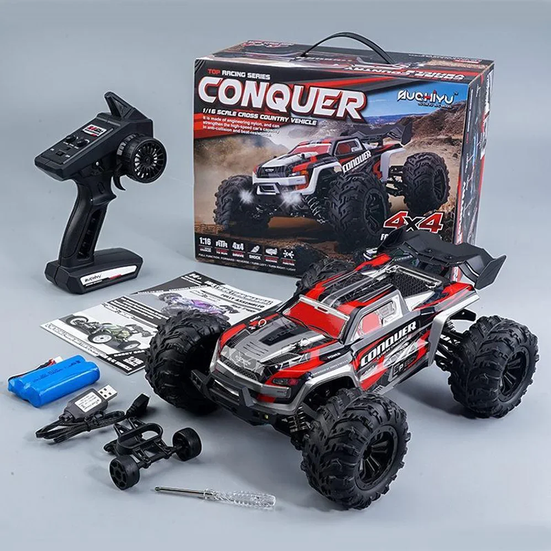 Coche RC WLtoys 1:16 4WD | 50 km/h, Todoterreno, Alta Velocidad, Control 2.4G 11