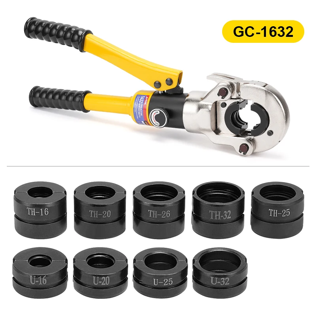 Herramienta Hidráulica APRIL GC-1632 | Prensado PEX, Cobre, Acero Inoxidable, Mandíbulas TH/U/V/M/VAU 16