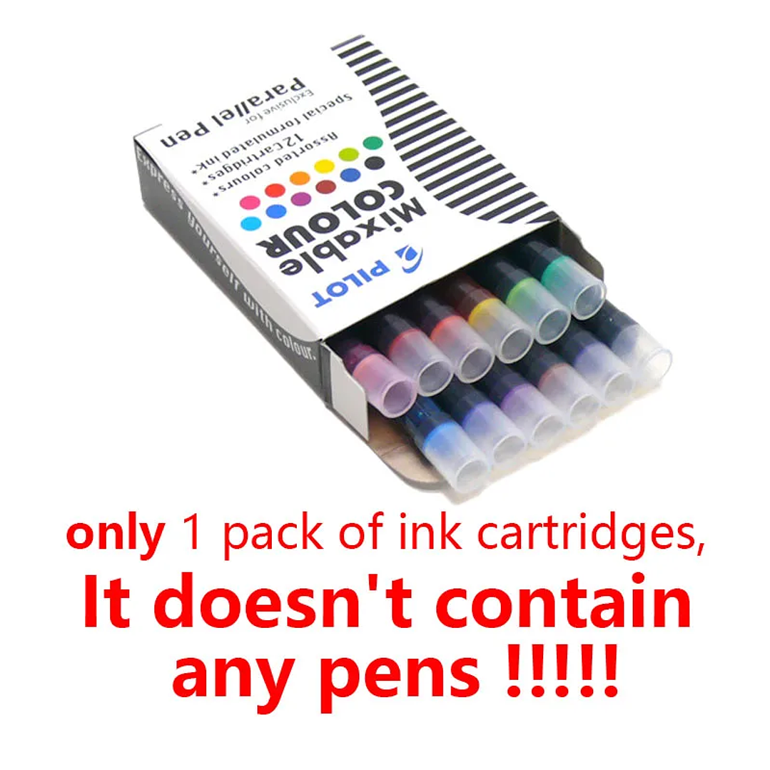 Pluma Paralela Pilot para Caligrafía | 4 Grosores, Tinta de Colores, Escritura Artística 18