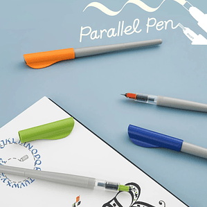 Pluma Paralela Pilot para Caligrafía | 4 Grosores, Tinta de Colores, Escritura Artística