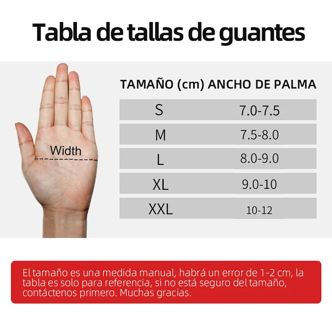 Guantes ROCKBROS Medio Dedo MTB | Transpirables, Antigolpes, Unisex, Para Ciclismo Deportivo 6