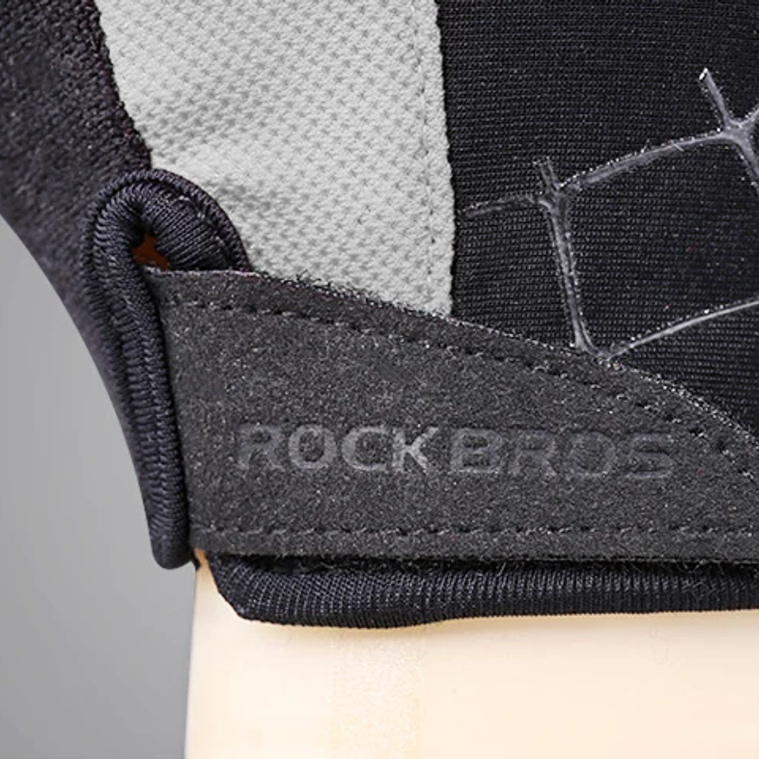 Guantes ROCKBROS Medio Dedo MTB | Transpirables, Antigolpes, Unisex, Para Ciclismo Deportivo 13