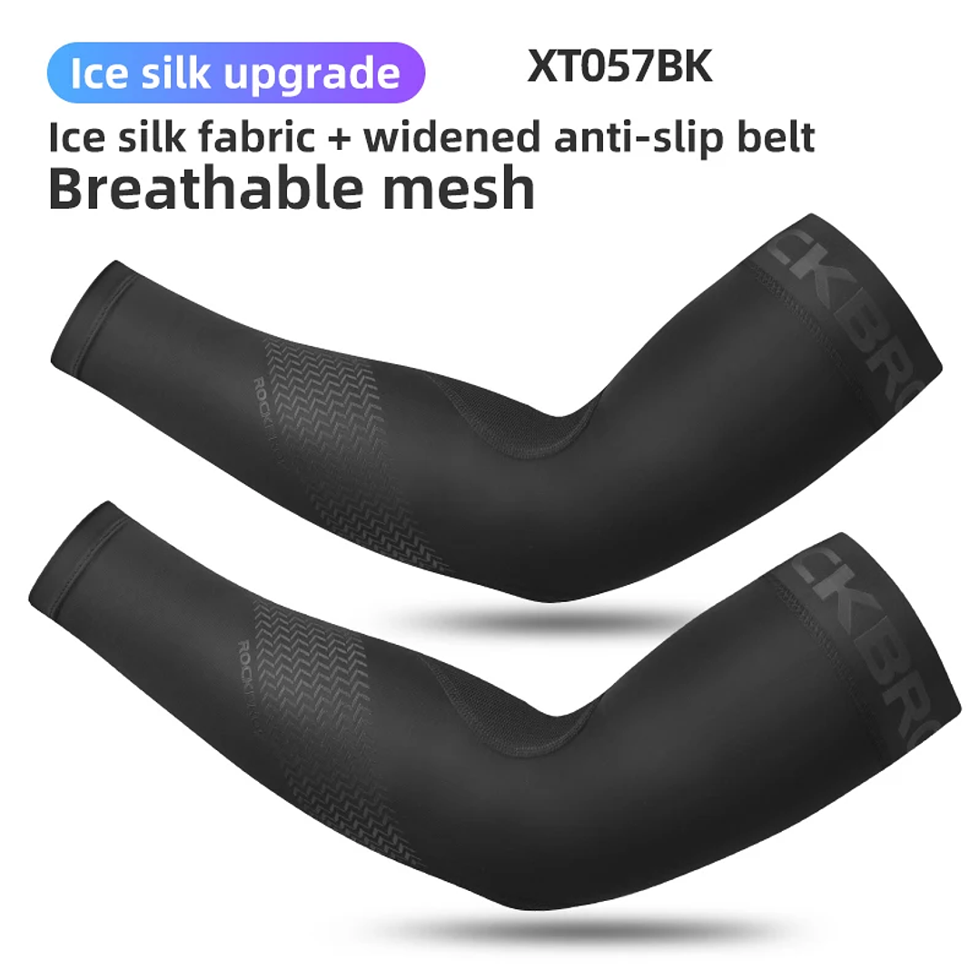 Mangas Deportivas ROCKBROS Ice Silk | Protección Solar UPF 50+, Transpirables, Unisex 9