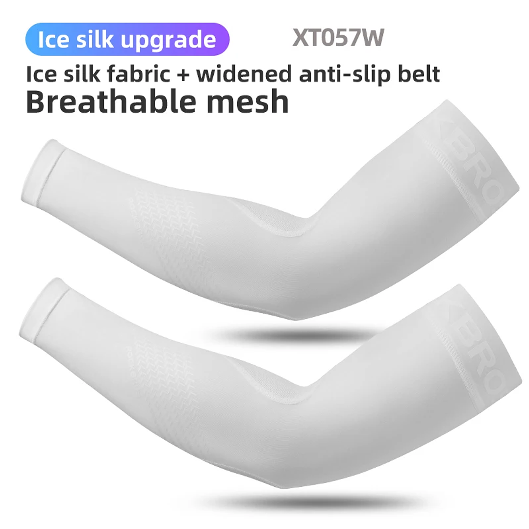 Mangas Deportivas ROCKBROS Ice Silk | Protección Solar UPF 50+, Transpirables, Unisex 10