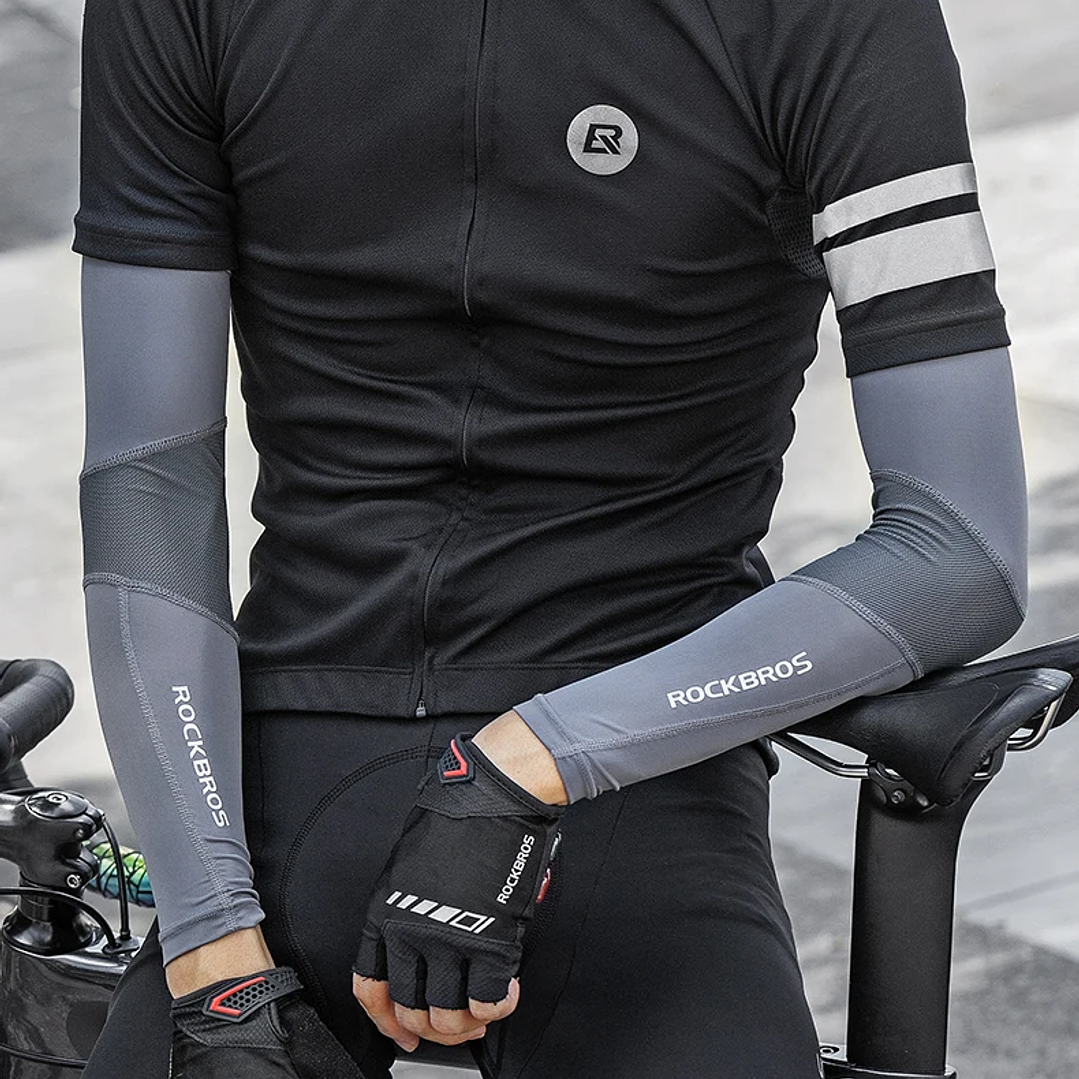 Mangas Deportivas ROCKBROS Ice Silk | Protección Solar UPF 50+, Transpirables, Unisex 15