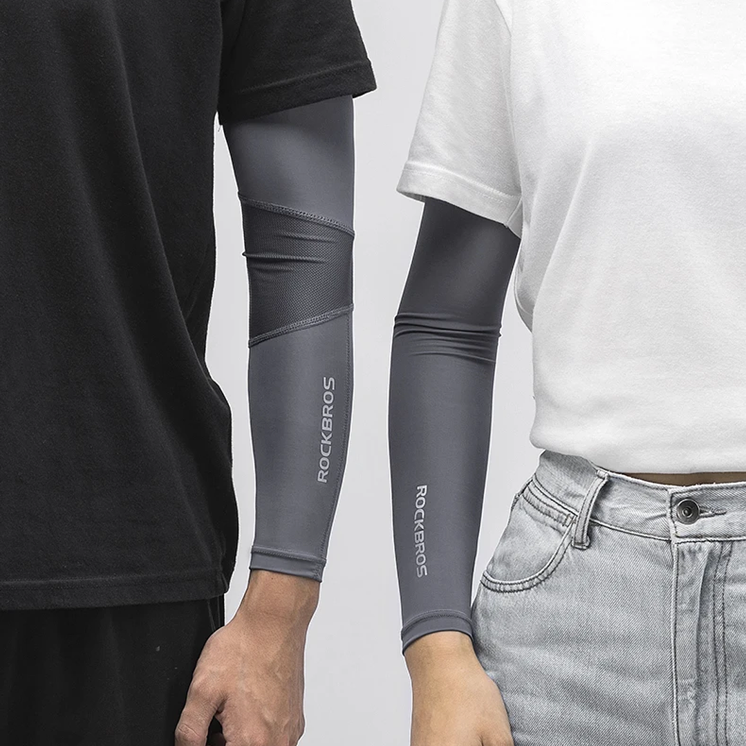 Mangas Deportivas ROCKBROS Ice Silk | Protección Solar UPF 50+, Transpirables, Unisex 21