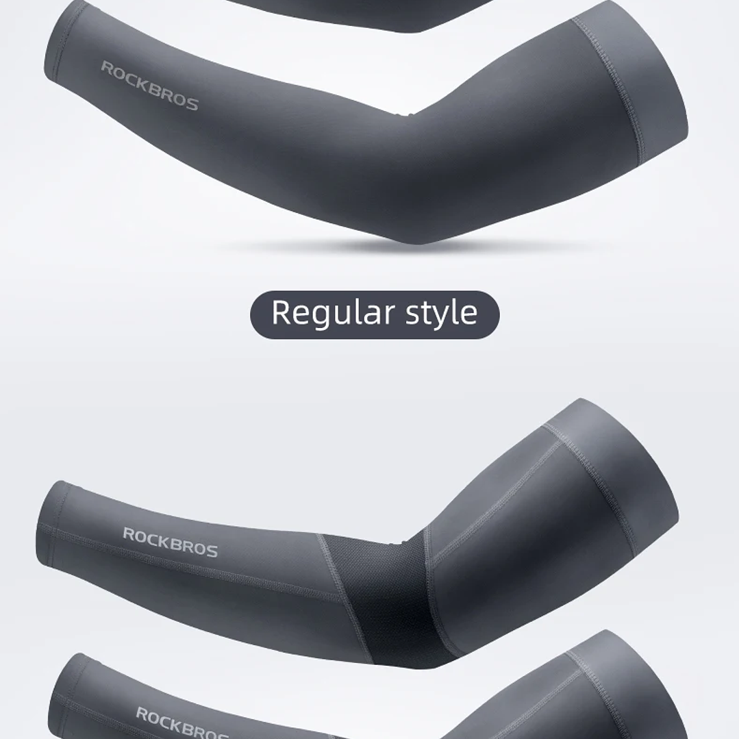 Mangas Deportivas ROCKBROS Ice Silk | Protección Solar UPF 50+, Transpirables, Unisex 25