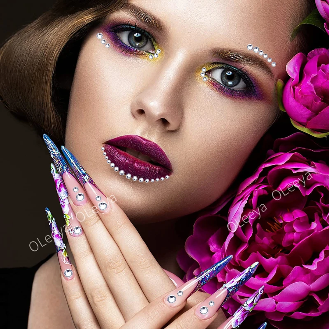 Diamantes de Imitación Cristal SS3-SS50 | Piedras Planas sin Calor para Decoración de Uñas y Moda 6