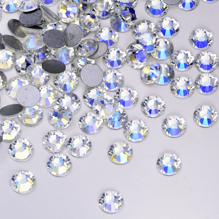 Diamantes de Imitación Cristal SS3-SS50 | Piedras Planas sin Calor para Decoración de Uñas y Moda 12