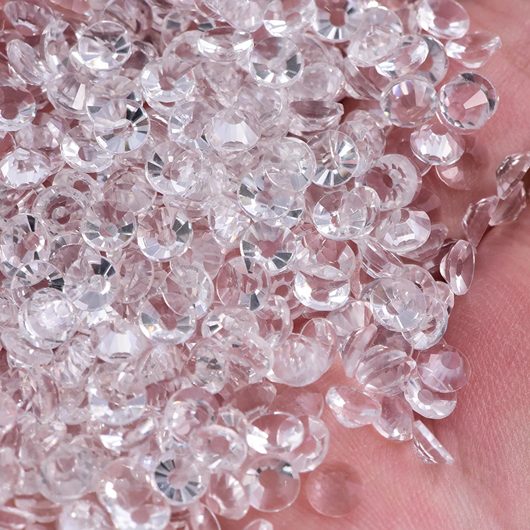 Diamantes de Imitación Cristal SS3-SS50 | Piedras Planas sin Calor para Decoración de Uñas y Moda 20