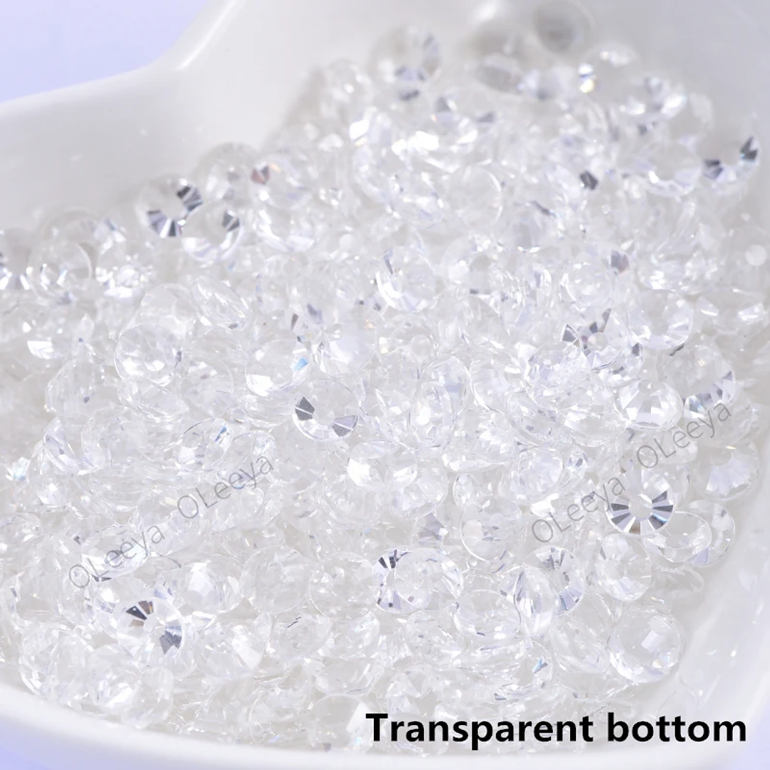 Diamantes de Imitación Cristal SS3-SS50 | Piedras Planas sin Calor para Decoración de Uñas y Moda 24