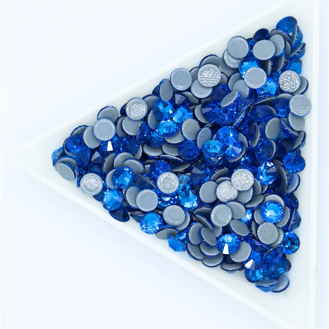 Strass Cristal AB Hotfix SS6-SS30 | 40 Colores, Diamantes de Imitación para Tela y Uñas
 11