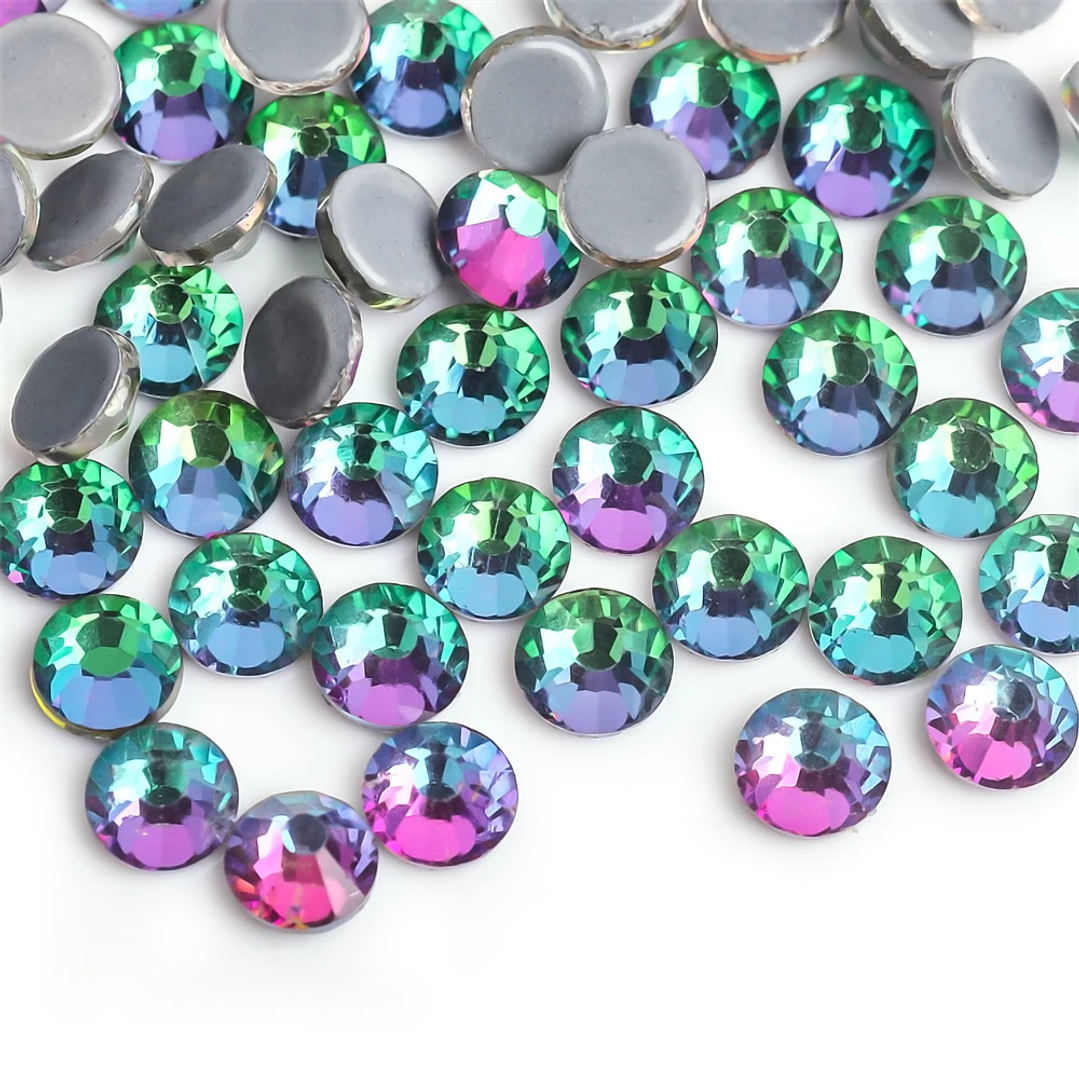 Strass Cristal AB Hotfix SS6-SS30 | 40 Colores, Diamantes de Imitación para Tela y Uñas
 21